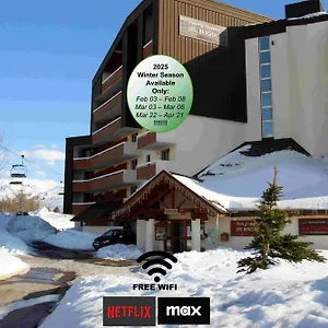 Superb View+swim Pool+smart Tv+netflix+projector Appartement Huez